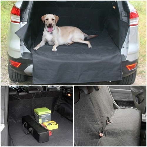 Padded quilted rear car - rear,