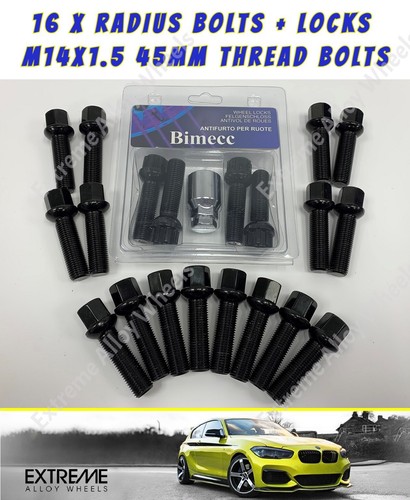 Black alloy wheel bolts - wheel,