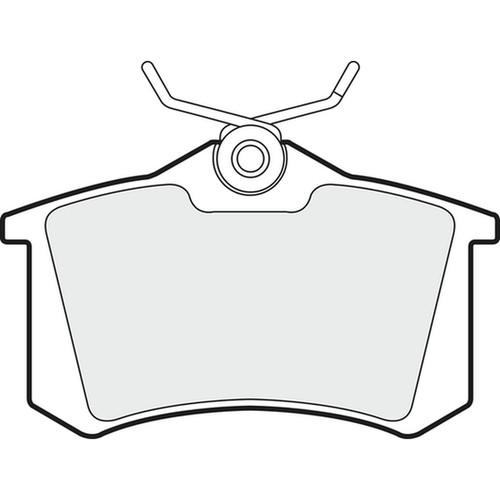 Brake pads set - set, skoda