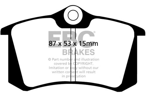 Ebc yellowstuff rear brake - rear,
