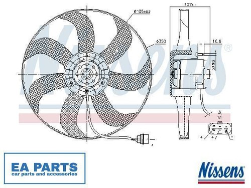 Fan radiator for - radiator,
