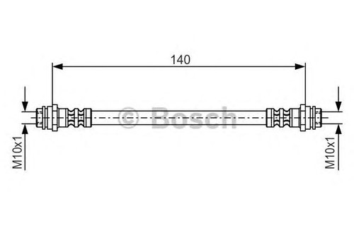 Bosch brake hoses rear - brake,